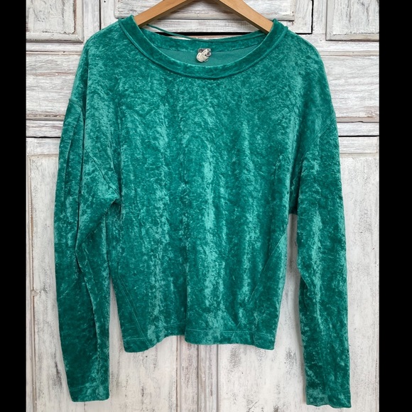 Free People We the Free velour long sleeve top, XS, perfect condition - Picture 4 of 13